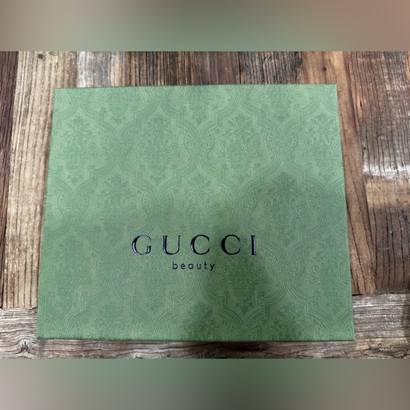 Gucci Other - Gucci Beauty Olive Green Embossed Gift Box